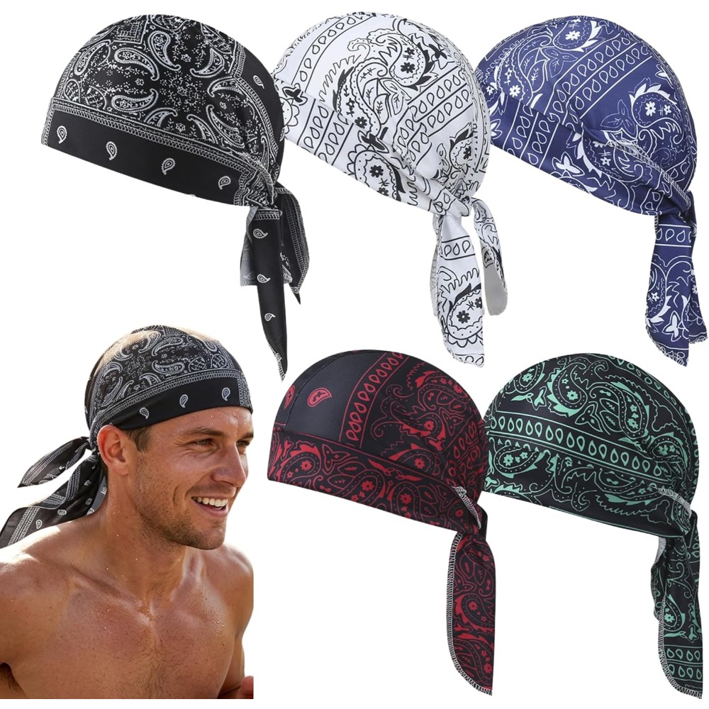 Cycling Gear Helmet - 1-5pcs 냉각 스컬 캡 헬멧 라이너