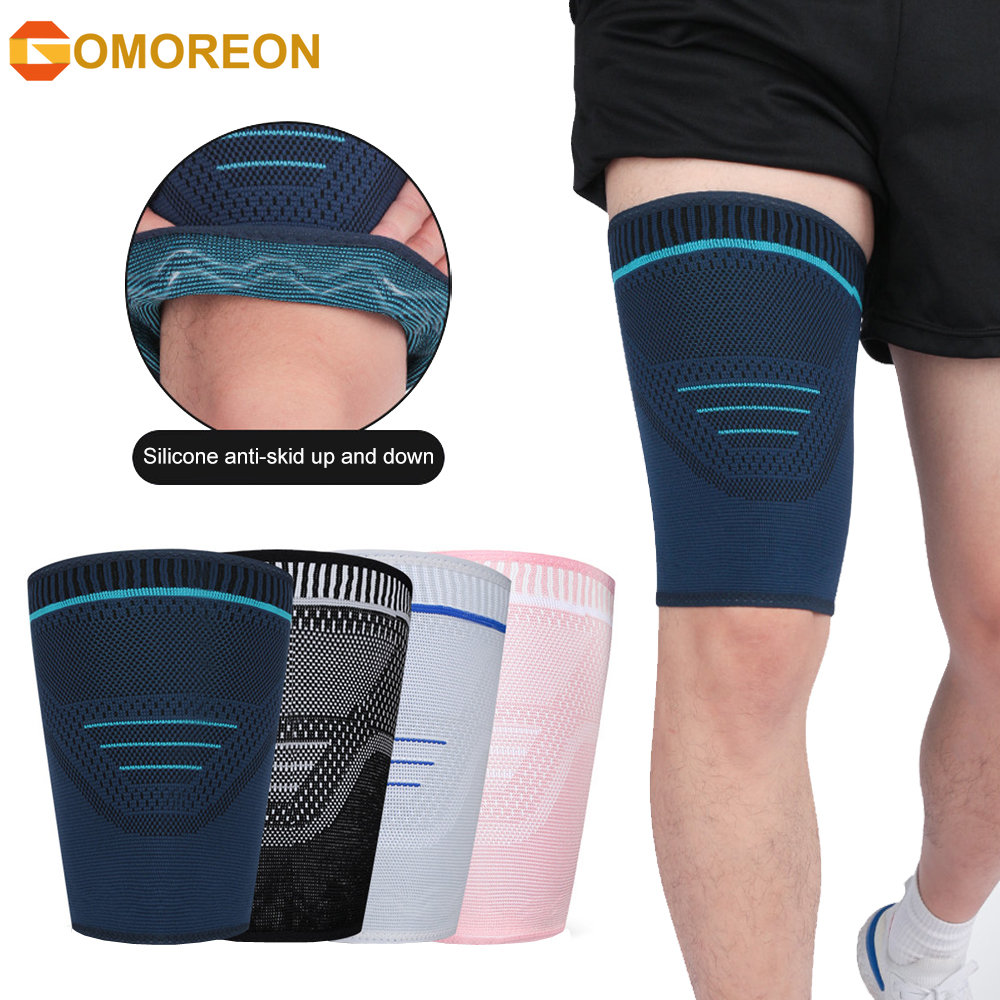 Cycling Quads - 1Pcs 허벅지 압축 슬리브, 쿼드 통증