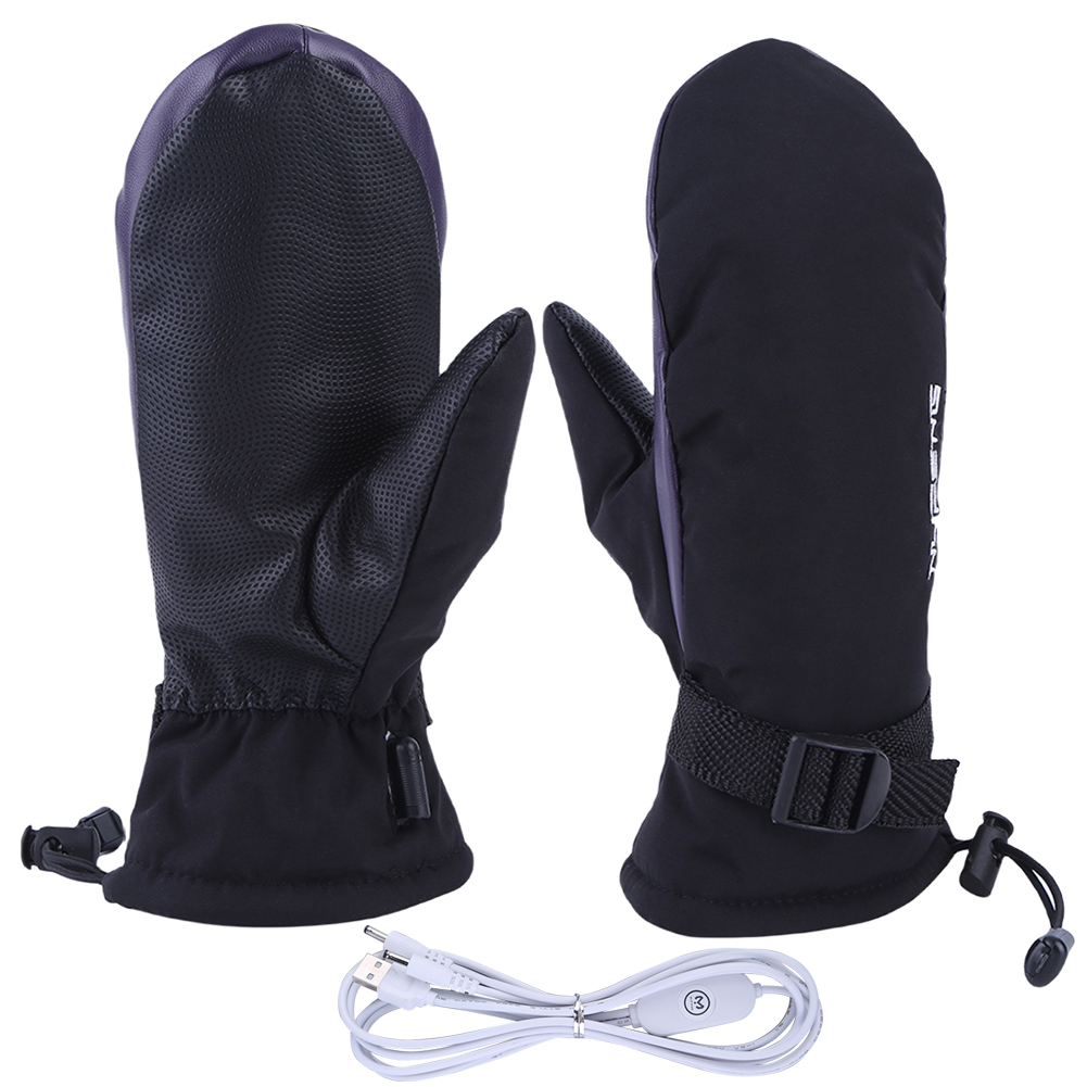 Cycling Gear Temperature - 따뜻한 가열 장갑 USB 충전 전기