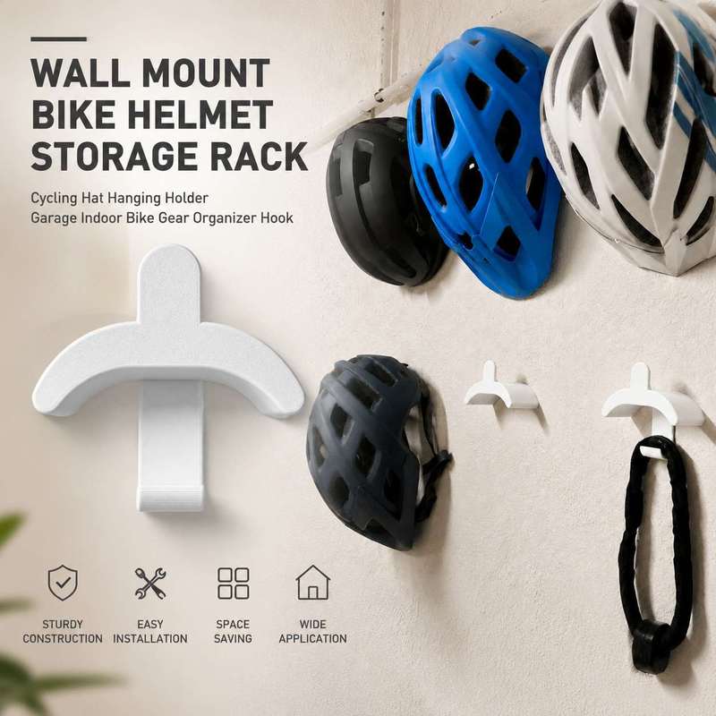 Cycling Gear Wall Storage - 벽걸이형 자전거 헬멧 보관 랙 사이클링