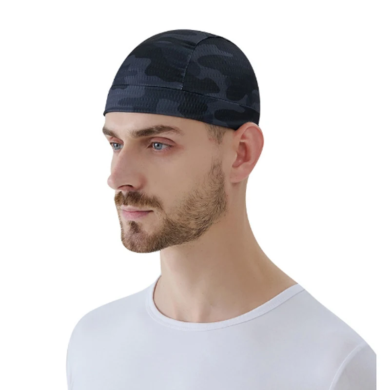 Cycling Gear Helmet - 오토바이 아이스 실크 통기성 모자 속건