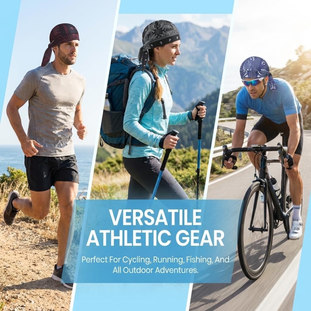 1-5pcs 냉각 스컬 캡 헬멧 라이너 통기성 땀 흡수 - Cycling Gear Helmet 리뷰 및 가격