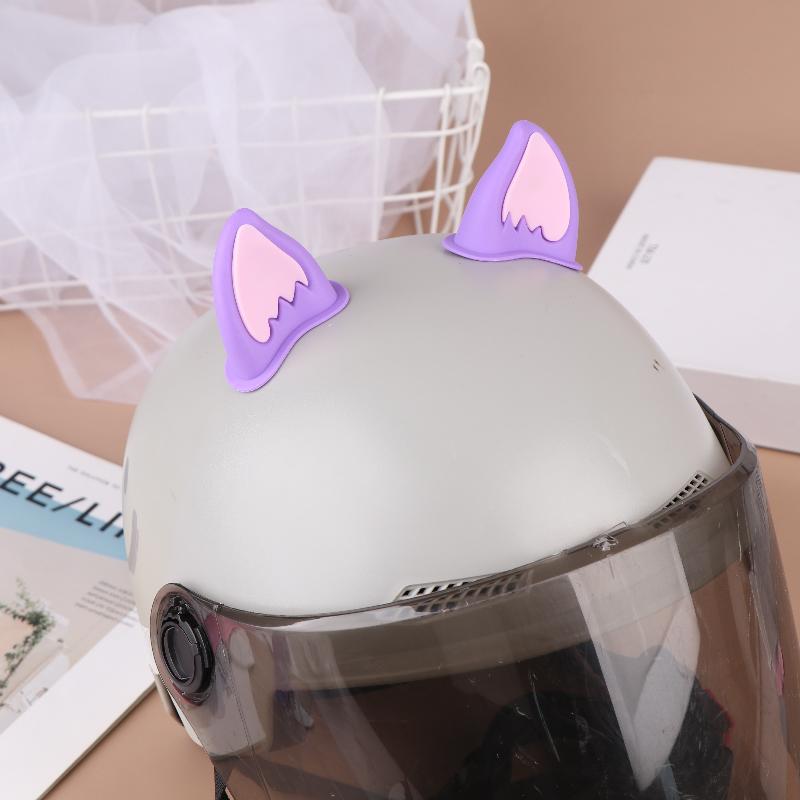 오토바이 헬멧 고양이 귀 장식 스쿠터 자전거 용 헬멧  - Cycling Gear Helmet 리뷰 및 가격