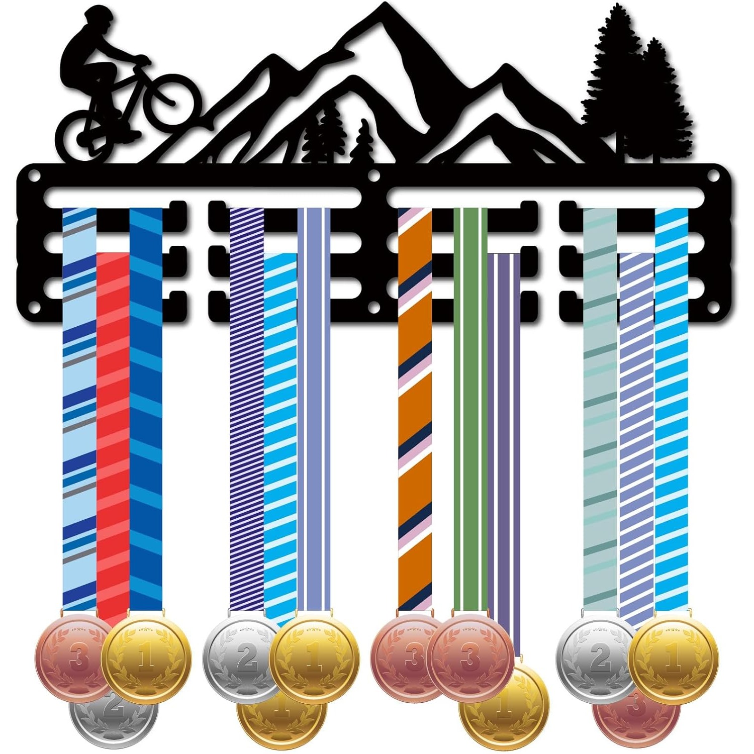 철제 사이클링 메달 전시대, 벽걸이형 스포츠 메달 홀더 - Cycling Gear Wall Storage 리뷰 및 가격