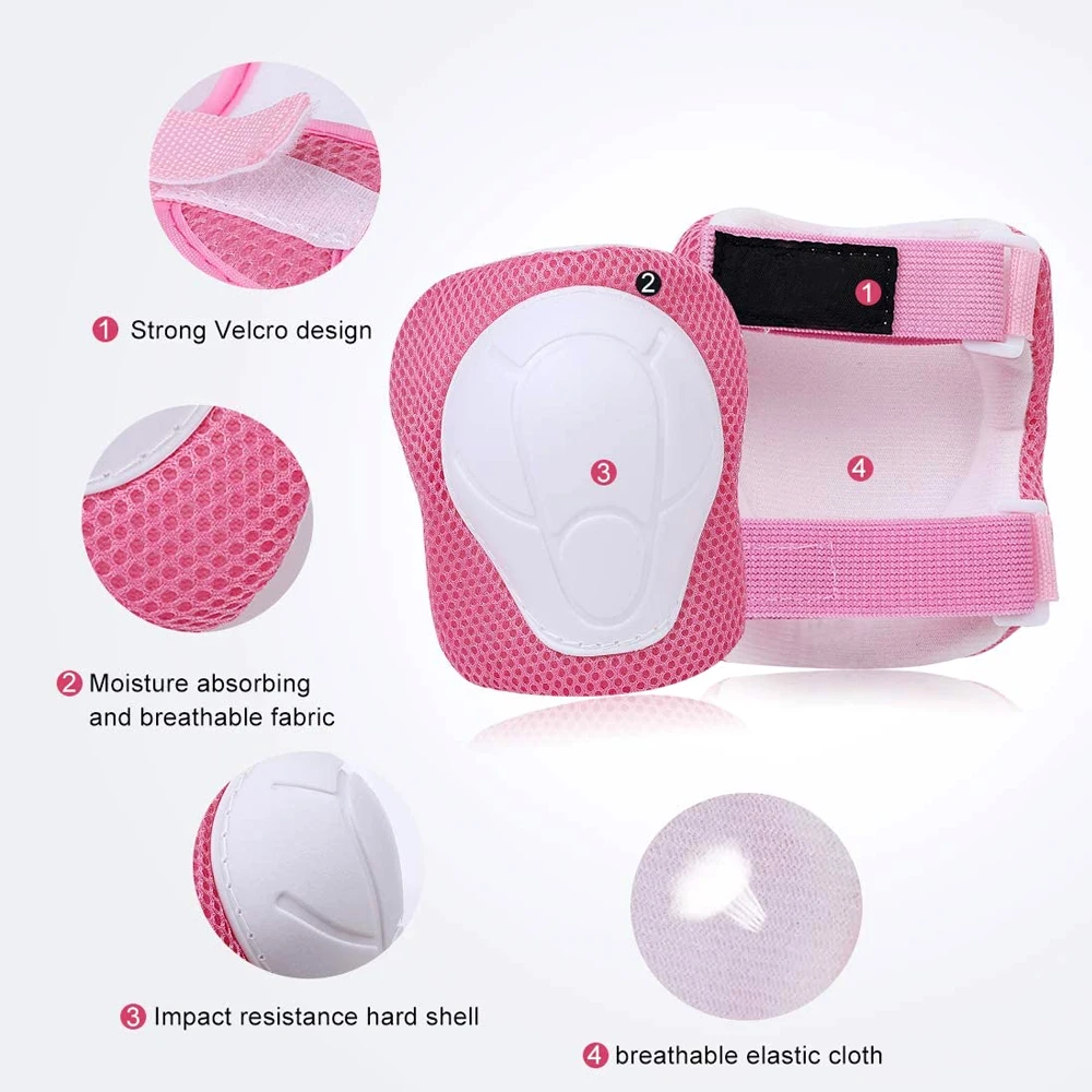 GOMOREON 어린이 무릎 패드 팔꿈치 패드, 손목  - Cycling Protective Gear Kids 리뷰 및 가격