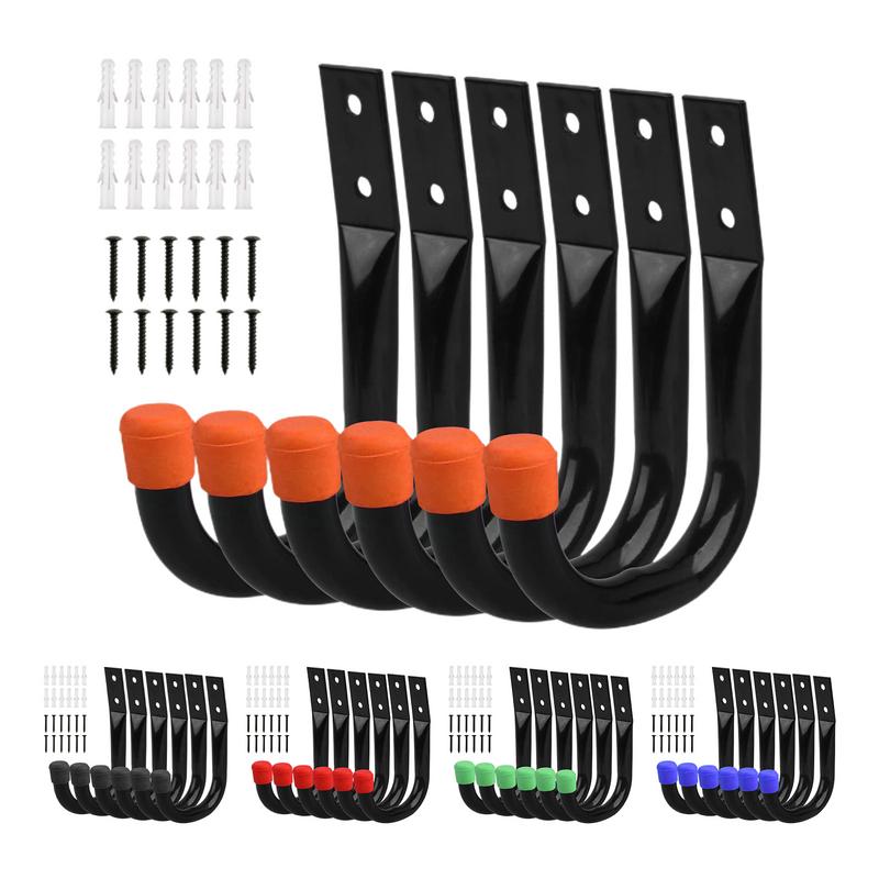 6 개/대 자전거 벽 마운트 후크 자전거 지원 MTB  - Cycling Gear Wall Storage 리뷰 및 가격