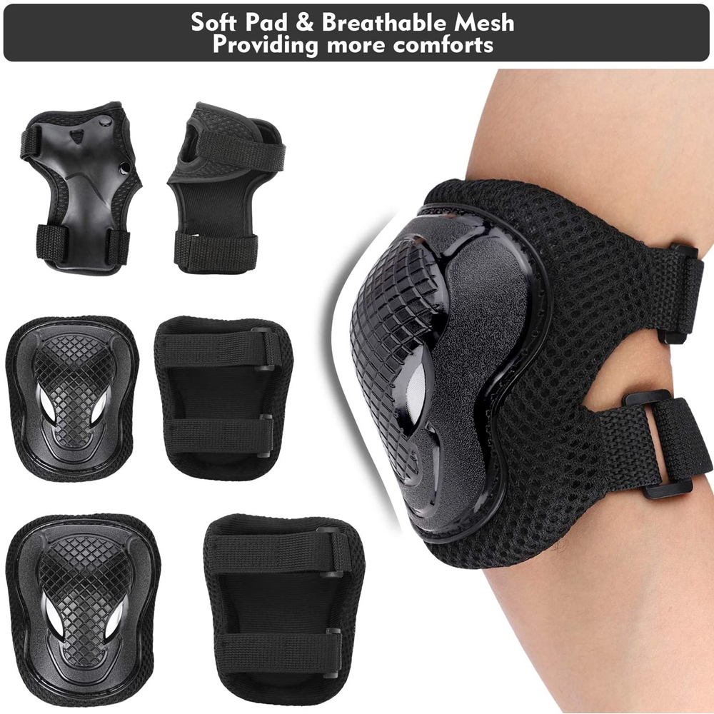 GOMOREON 6 개/대 어린이 안전 무릎 패드 팔꿈 - Cycling Protective Gear Kids 리뷰 및 가격