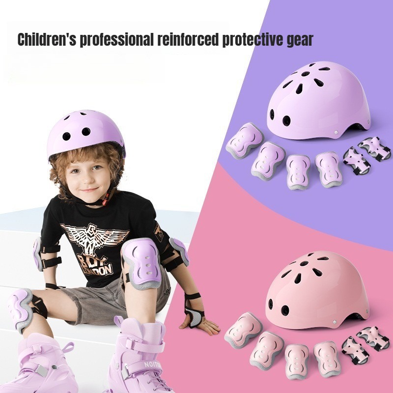 7개/세트 어린이용(3-10세) 손목 보호대, 무릎 보 - Cycling Protective Gear Kids 리뷰 및 가격