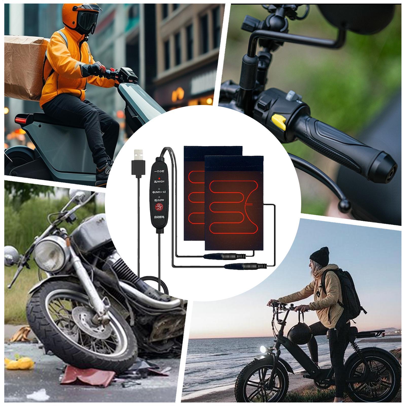 핸들바 워머 5V 가열식 오토바이 그립 3단계 온도 조 - Cycling Gear Temperature 리뷰 및 가격